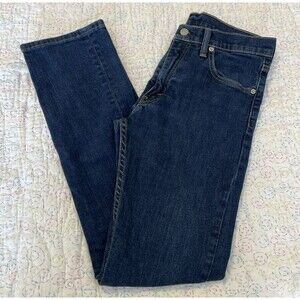 Levis 513 Jeans Mens 30x32 (28x29.5)  Dark Wash Straight Denim Pants Western